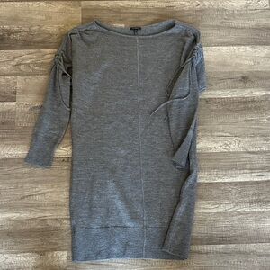 Ann Taylor Gray Knit Dress
